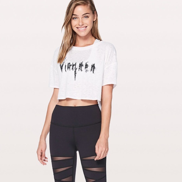 lululemon athletica Tops - • Lululemon • Lightest Cropped Tank White New